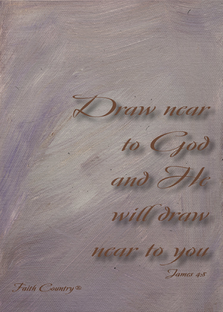 Draw Near to God Art Card