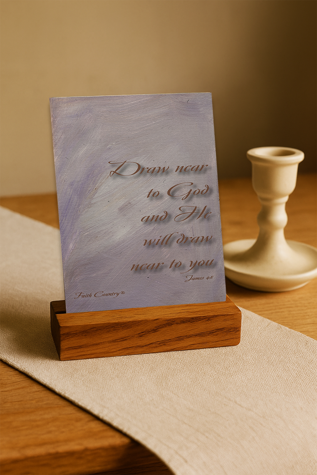 Draw Near to God Art Card