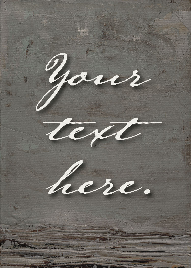 Fieldstone Personalized Art Card