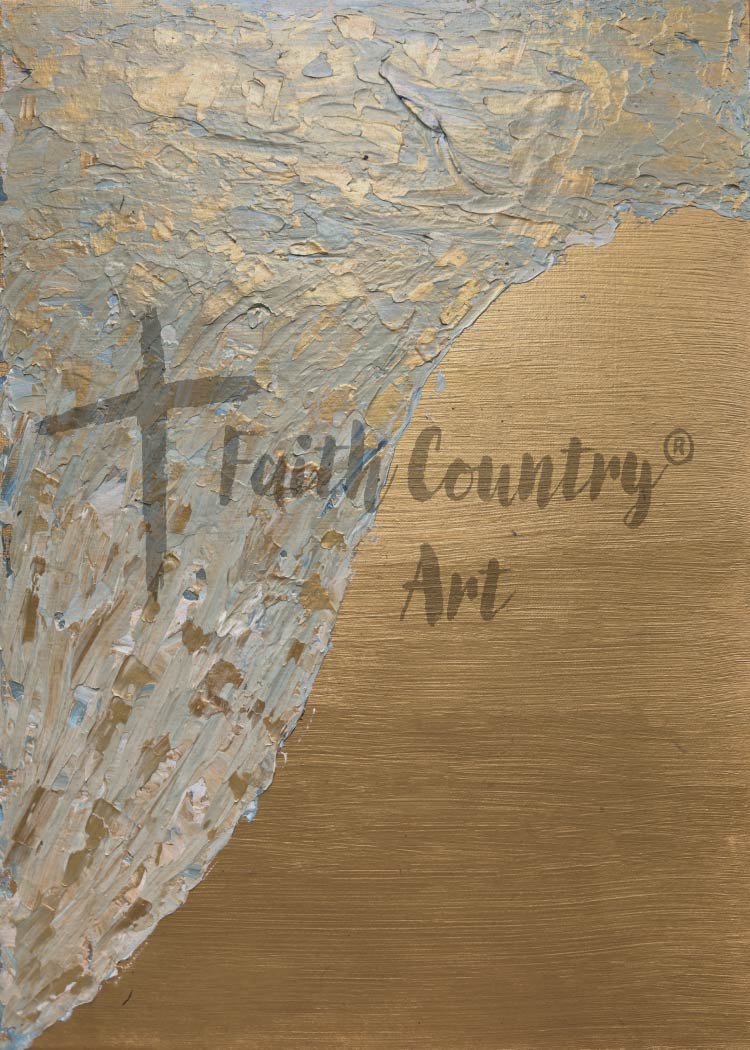 Gold and Blue Abstract Digital Background, Rustic Texture Printable Paper, Metallic Craft Download, Farmhouse Wall Art Backdrop