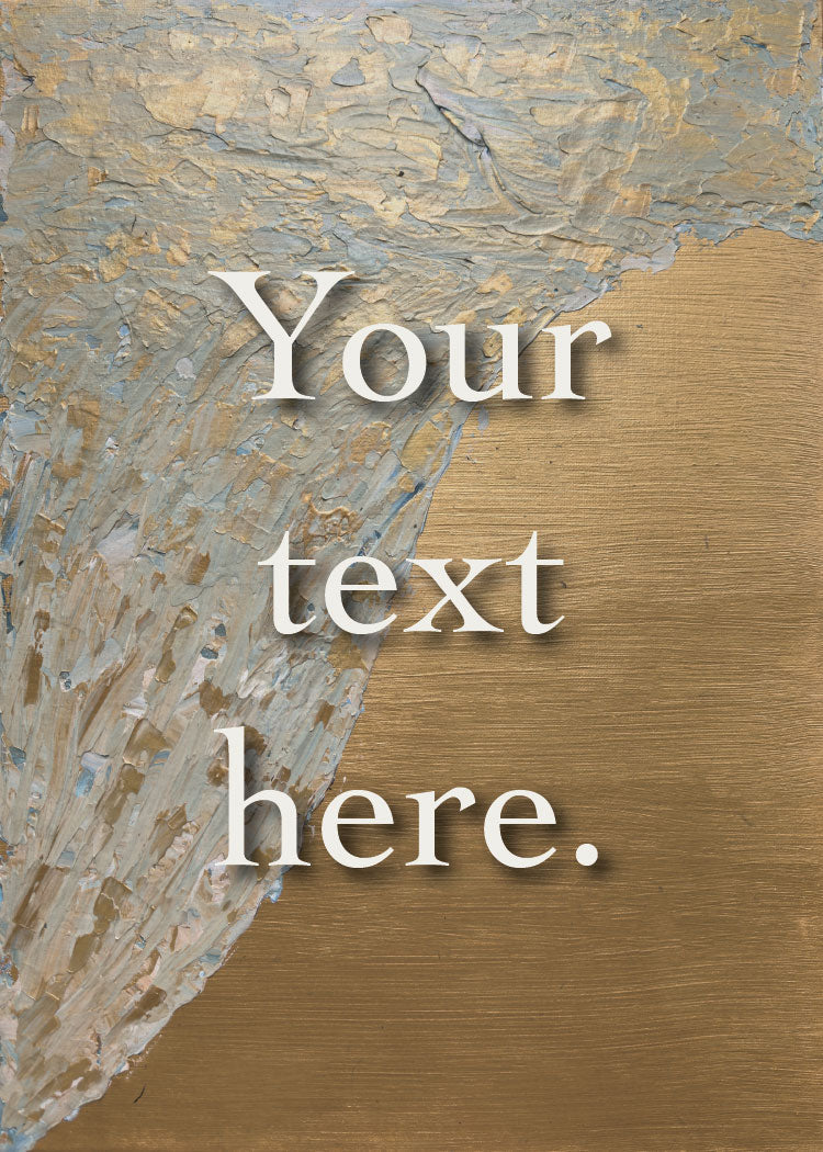Harbor Brass Personalized Art Card