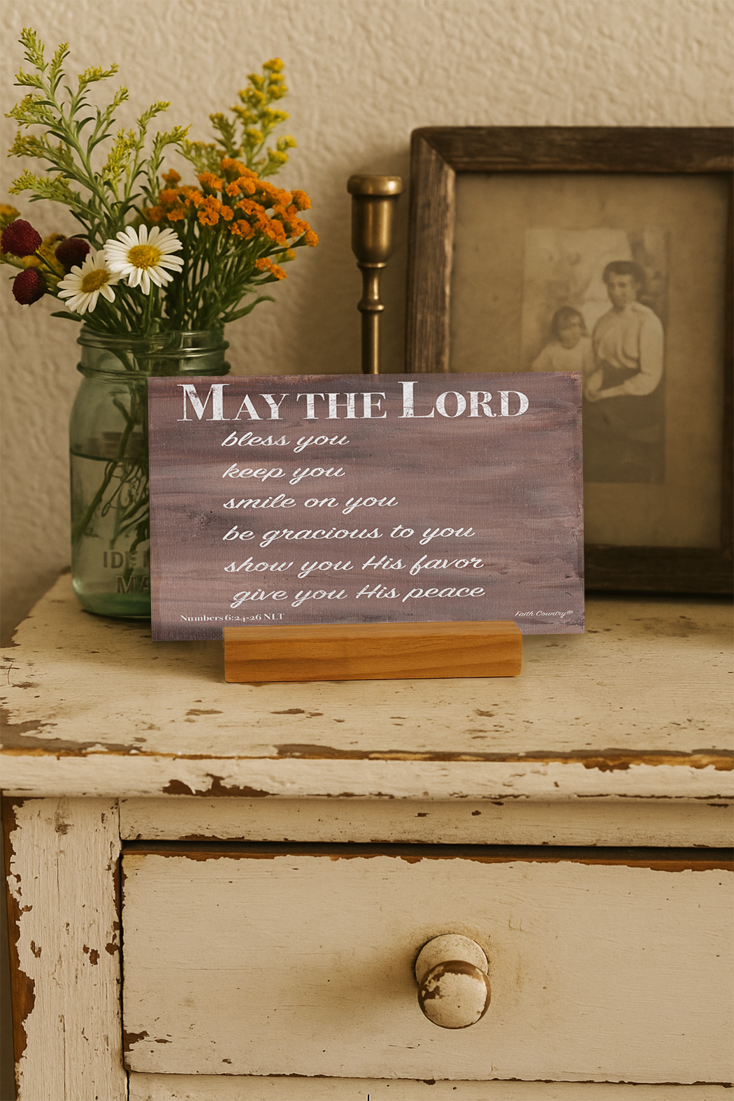 May the Lord Bless You Art Card