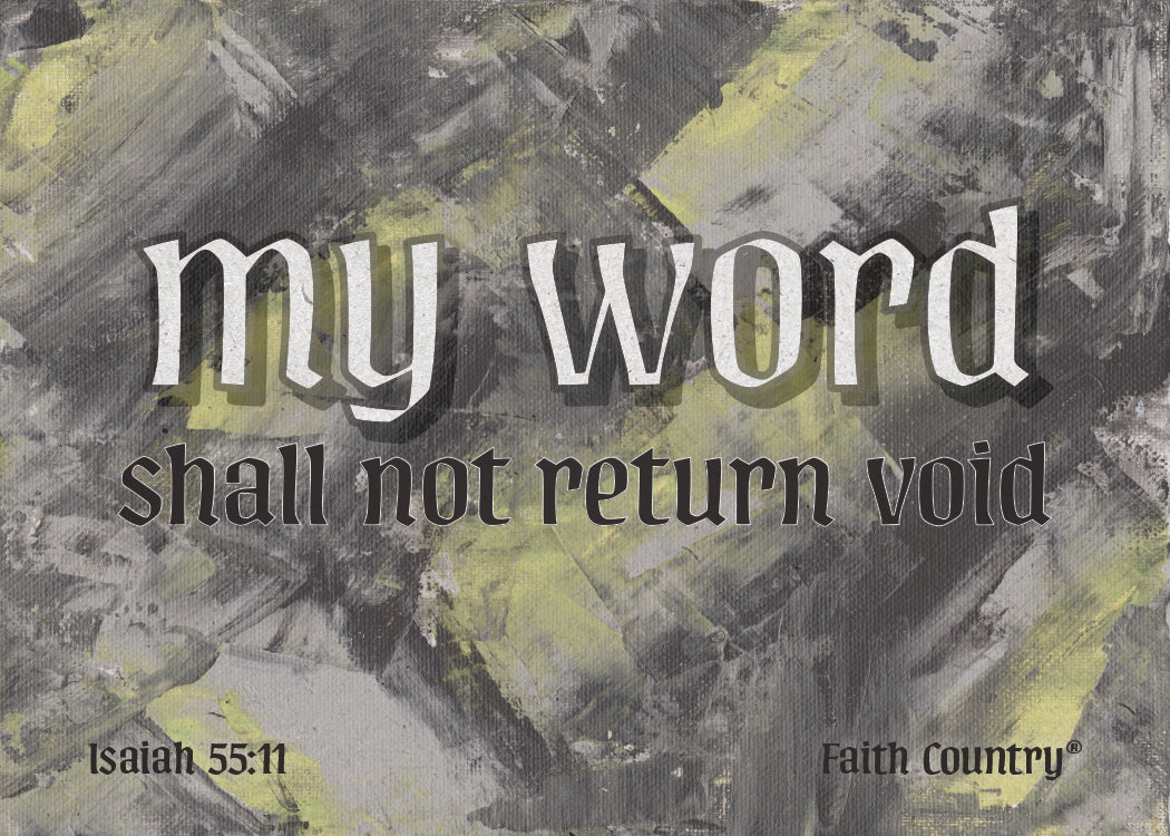 Word Not Return Void Art Card