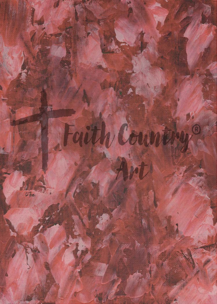 Red Abstract Digital Background, Rustic Texture Printable Paper, Romantic Craft Download, Vintage Farmhouse Wall Art Backdrop