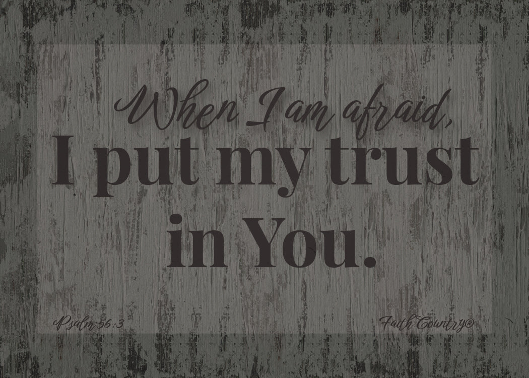 I Put My Trust in You Art Card