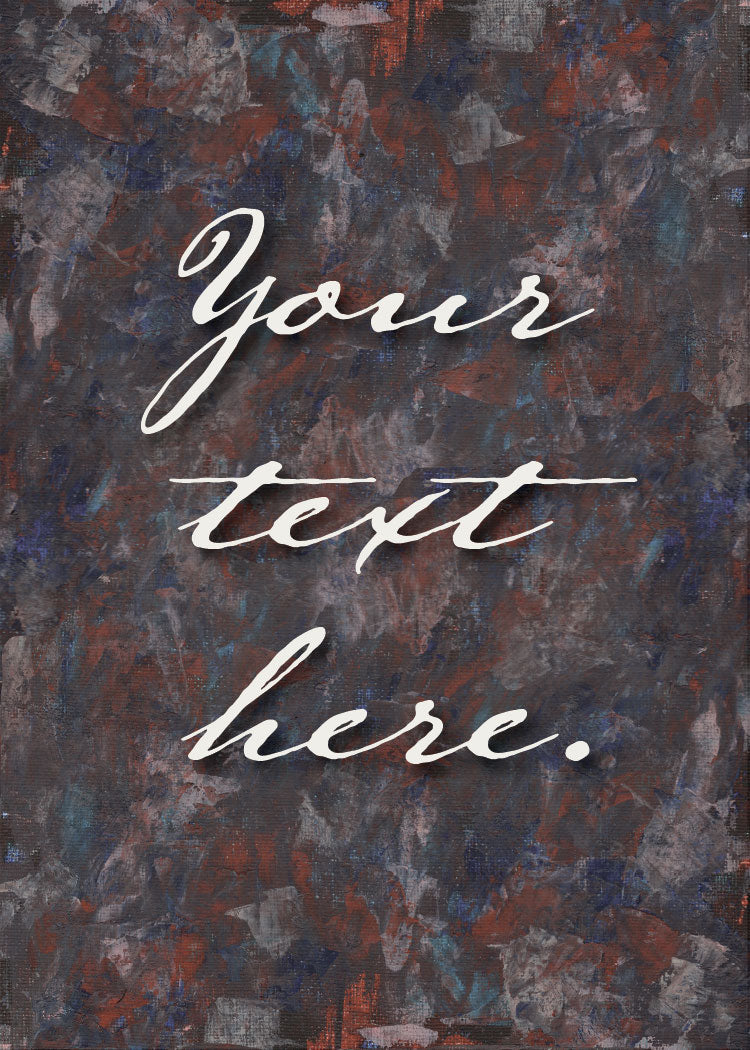 Vintage Tapestry Personalized Art Card