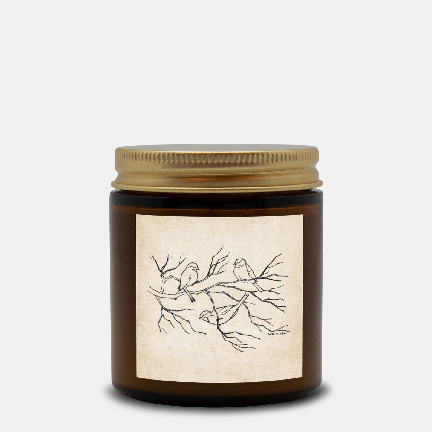 Songbird Trio Vintage Country Hand-Poured Candle | American Heritage Collection | Coconut Soy Wax 4oz