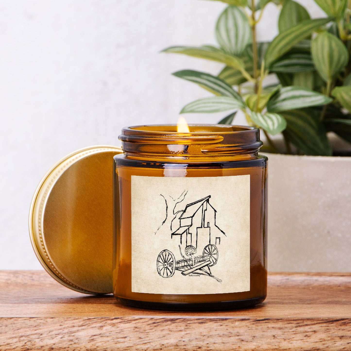 Homestead Barn Vintage Country Hand-Poured Candle | American Heritage Collection | Coconut Soy Wax 4oz