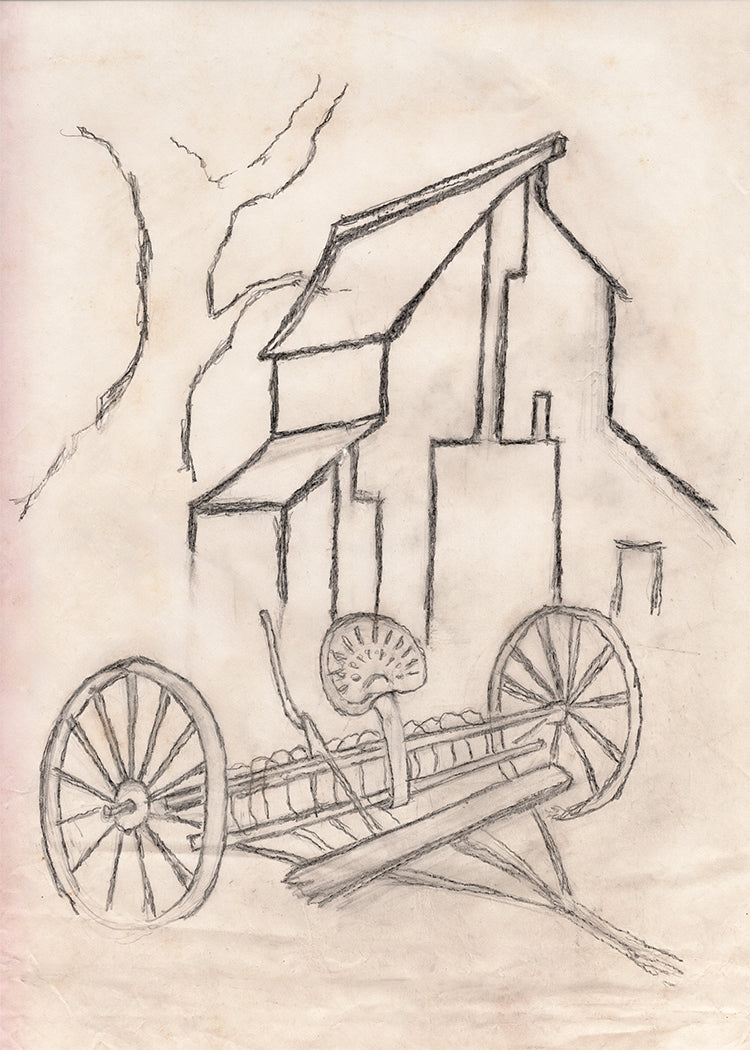Homestead Barn Art Card