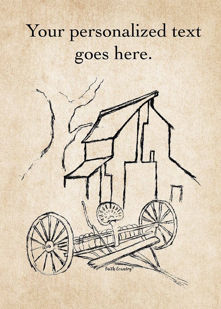 Homestead Barn Art Card