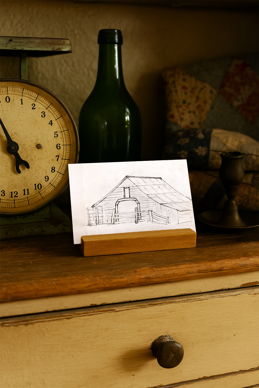 Harvest Barn Art Card