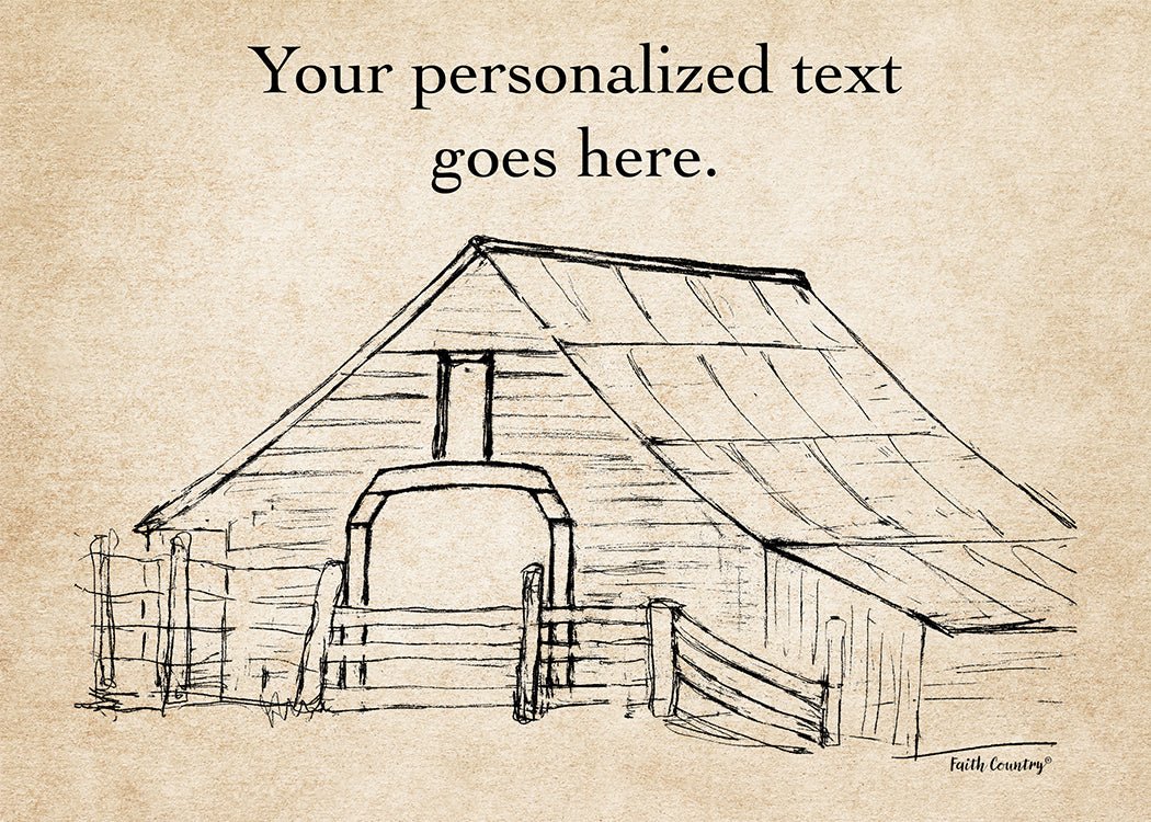 Harvest Barn Art Card