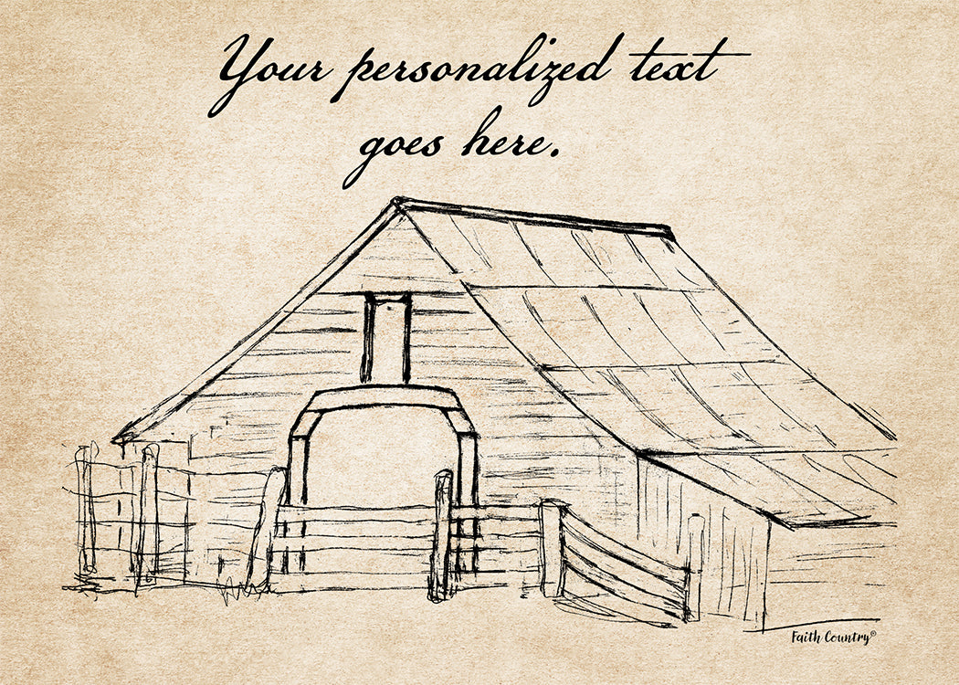 Harvest Barn Art Card