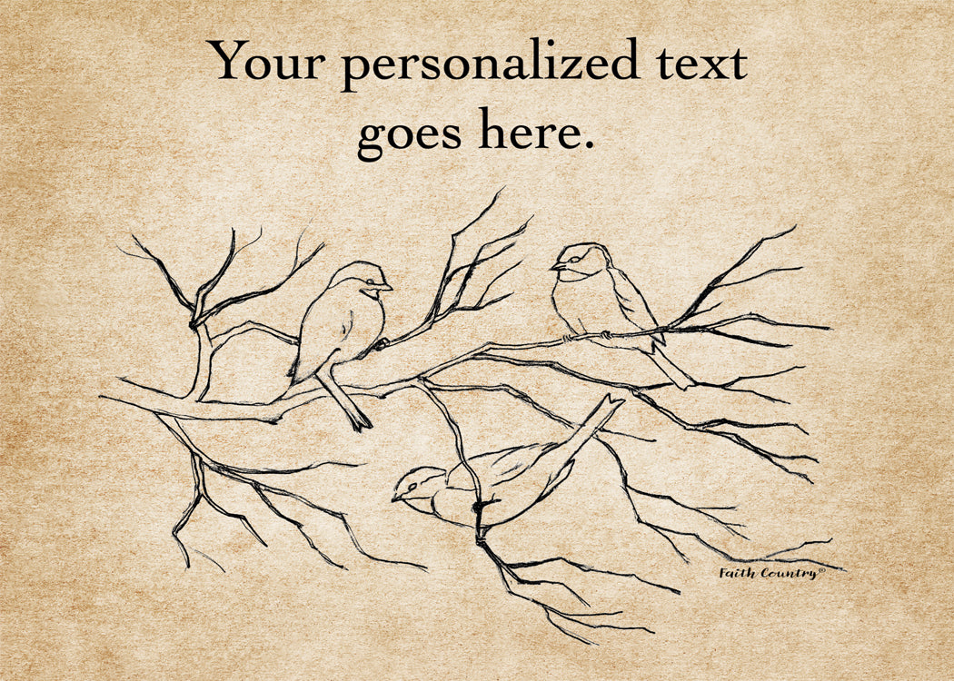 Songbird Trio  Art Card