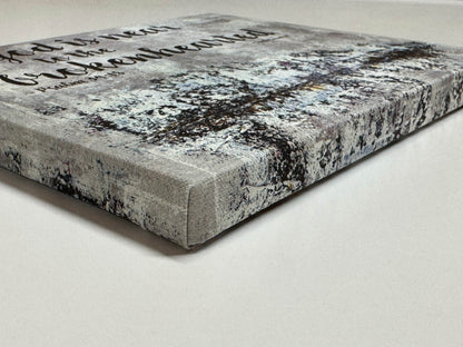 Edge detail of the canvas wall art print, highlighting the wraparound print style and textured finish of the artwork.