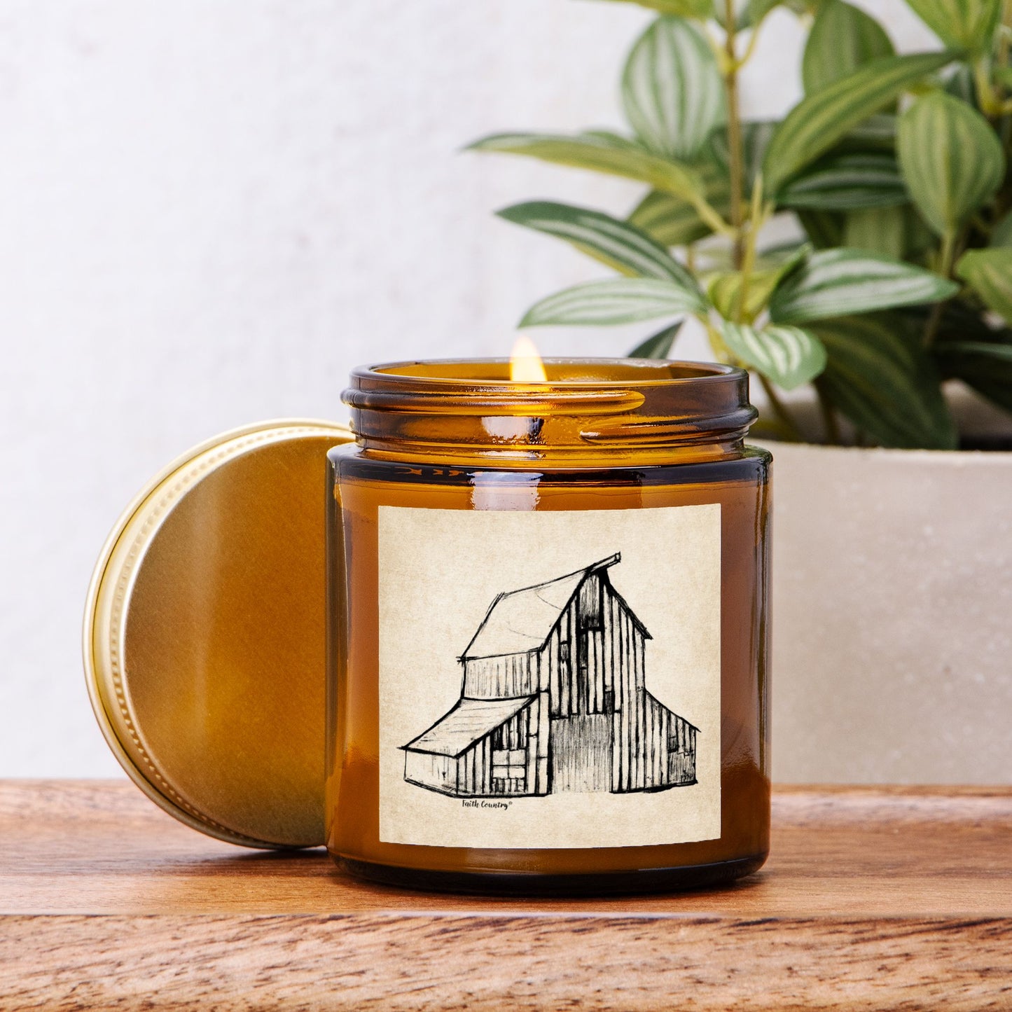 Heritage Barn Vintage Country Hand-Poured Candle | American Heritage Collection | Coconut Soy Wax 4oz