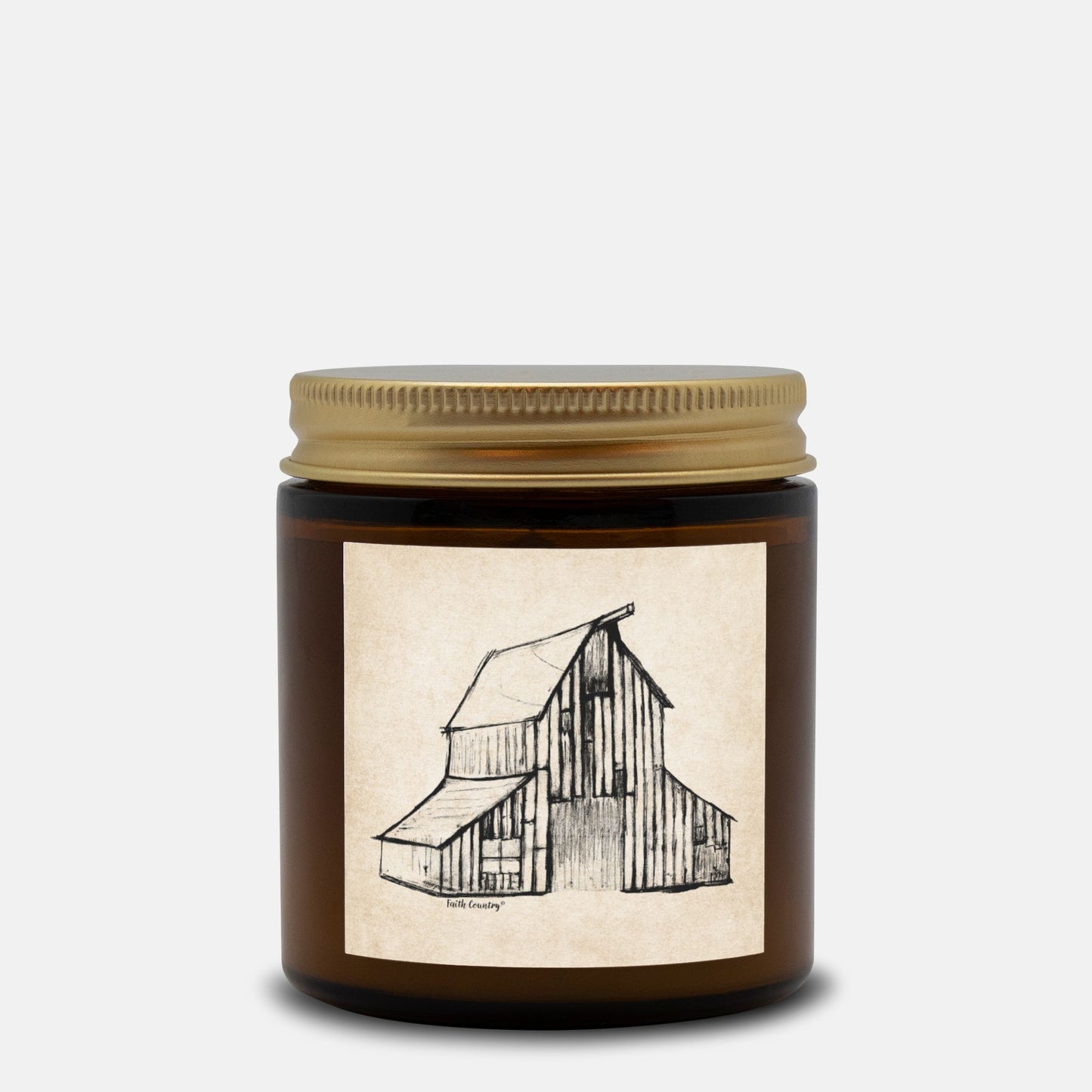 Heritage Barn Vintage Country Hand-Poured Candle | American Heritage Collection | Coconut Soy Wax 4oz