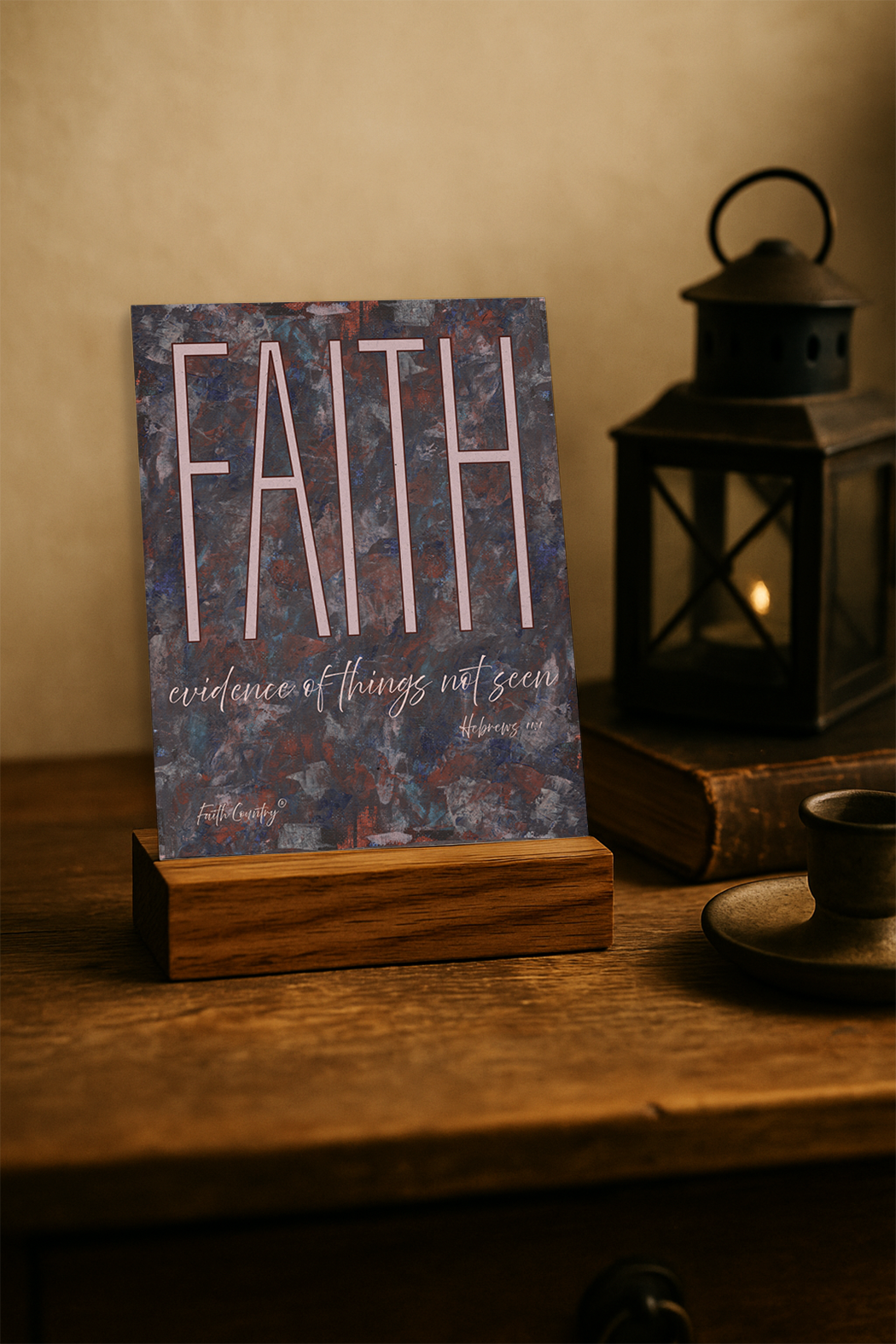 Faith is the Evidence Art Card