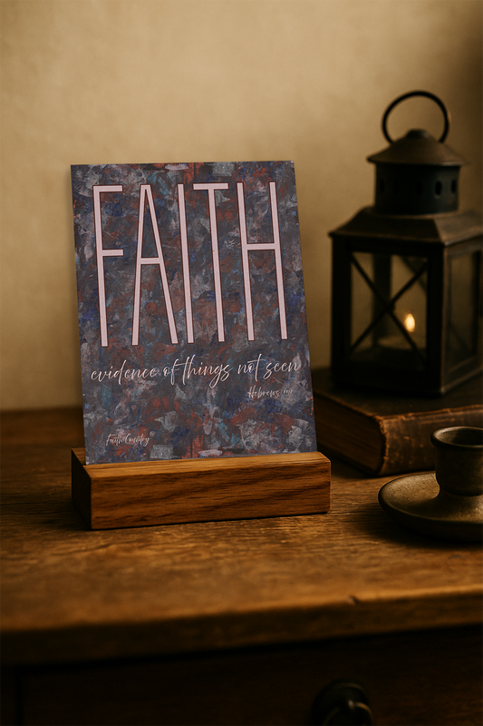 Faith is the Evidence Art Card