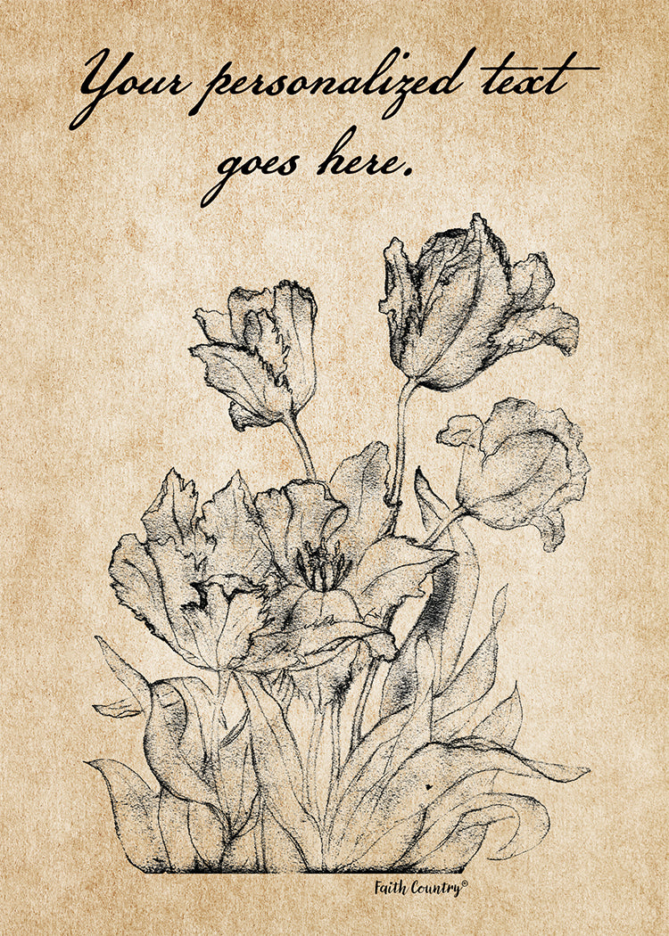 Heirloom Blooms Art Card