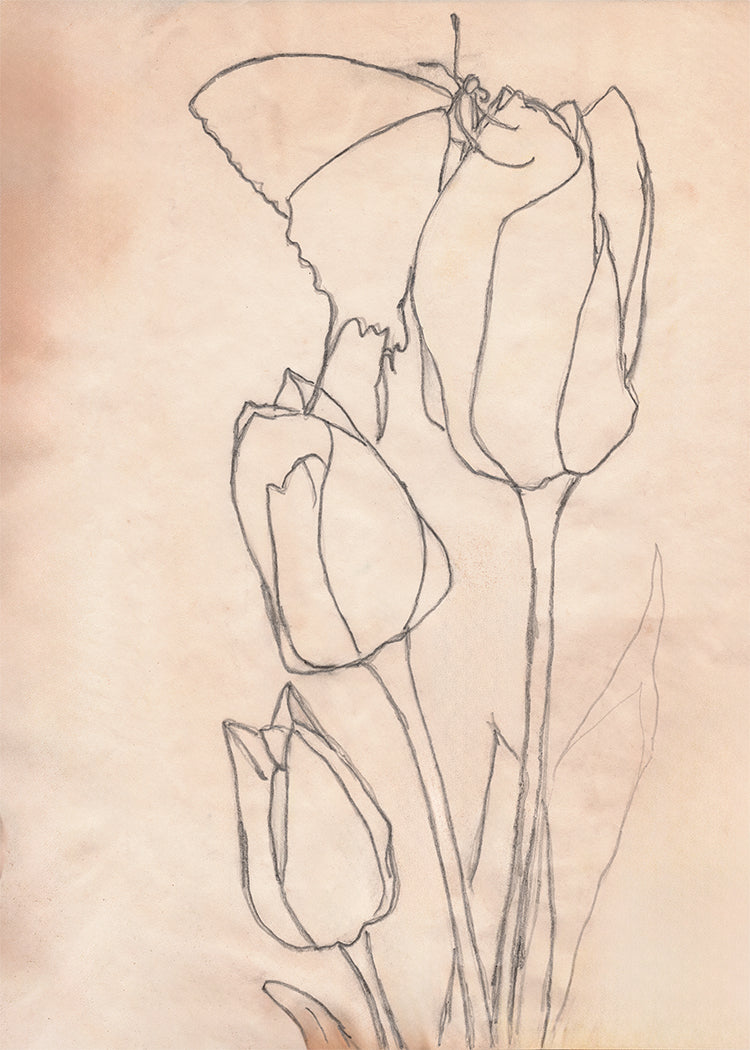 Springtime Tulips Art Card