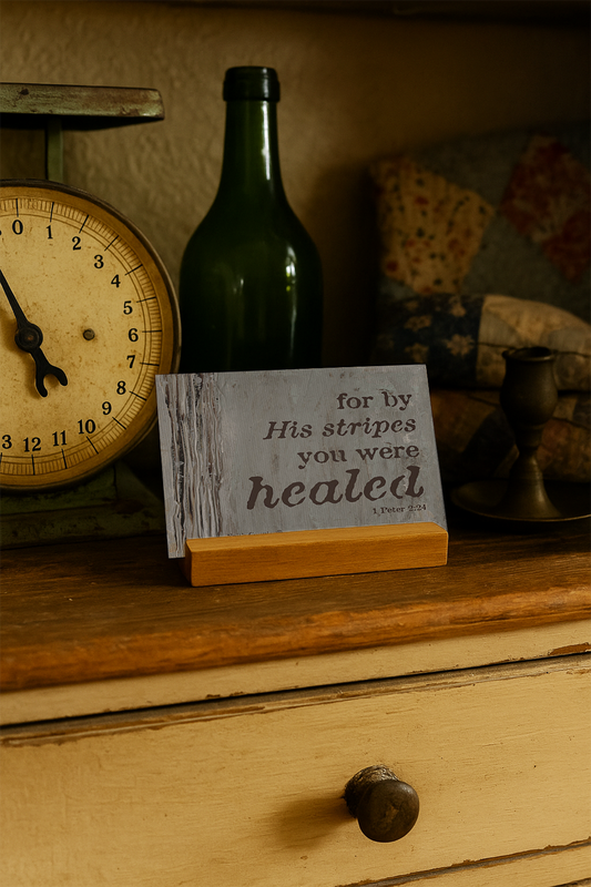 You Were Healed Art Card