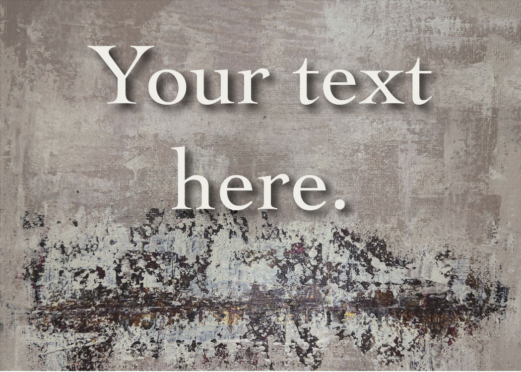Highland Rock Personalized Art Card