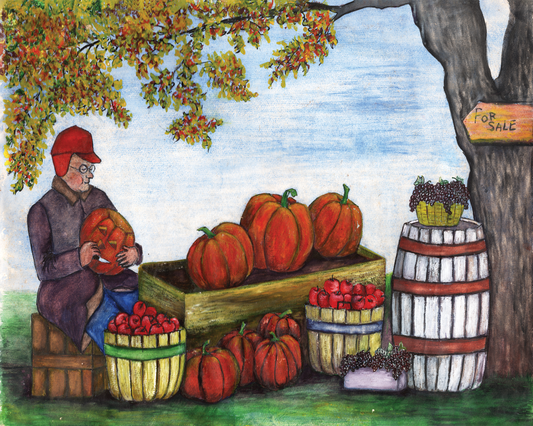 Fall Heirloom Art Prints – 8x10 Vintage Autumn Wall Decor