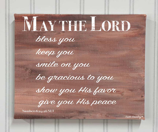 Christian scripture wall art hanging on white panel wall