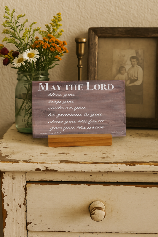 May the Lord Bless You Art Card