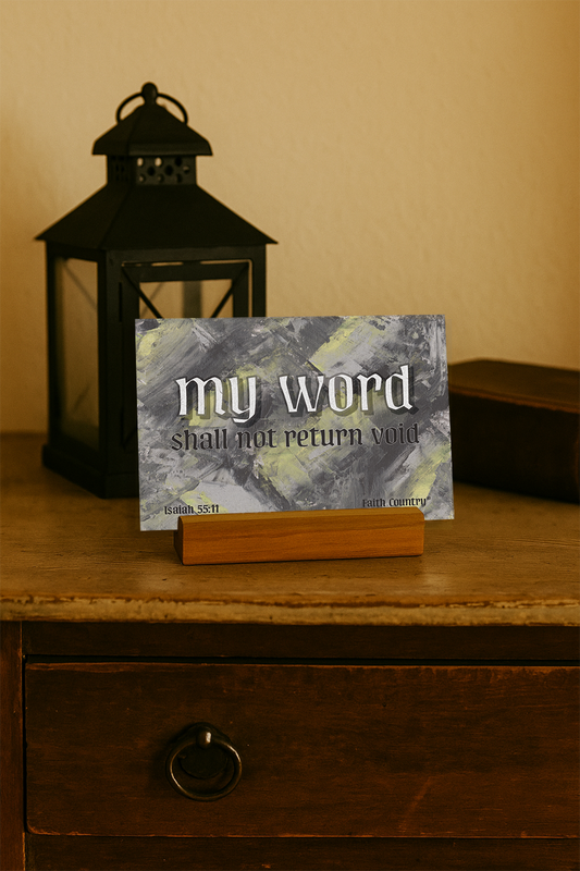 Word Not Return Void Art Card