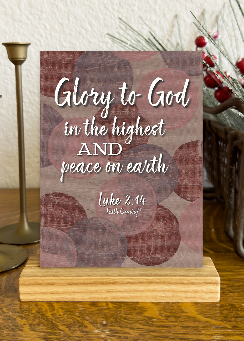 "Joy Has Come" | Christmas Bible Verse Art Cards Set | Scripture Cards for Christmas Décor | Christian Gift Set