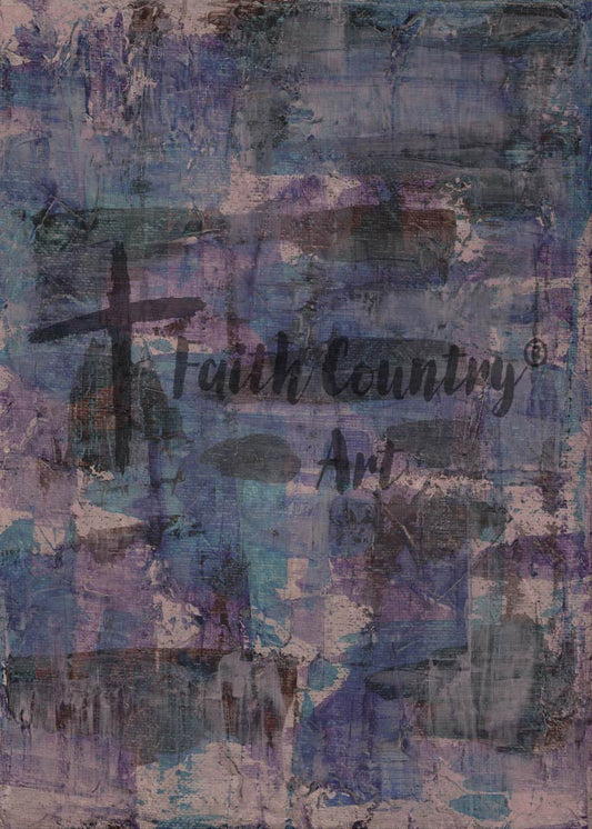 Purple Blue Abstract Digital Background, Rustic Layered Texture Printable Paper, Vintage Craft Download, Farmhouse Wall Art Backdrop