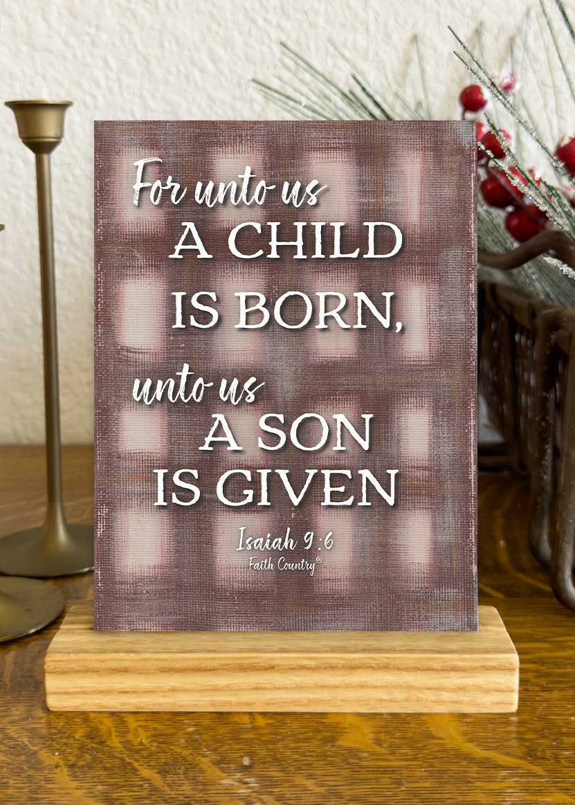 "Joy Has Come" | Christmas Bible Verse Art Cards Set | Scripture Cards for Christmas Décor | Christian Gift Set