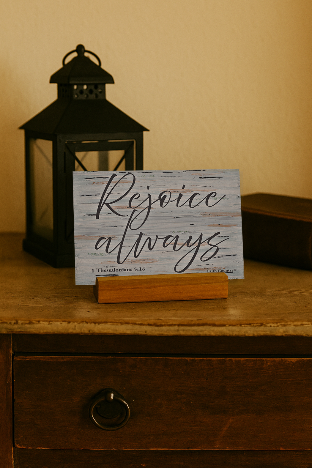 Rejoice Always Art Card