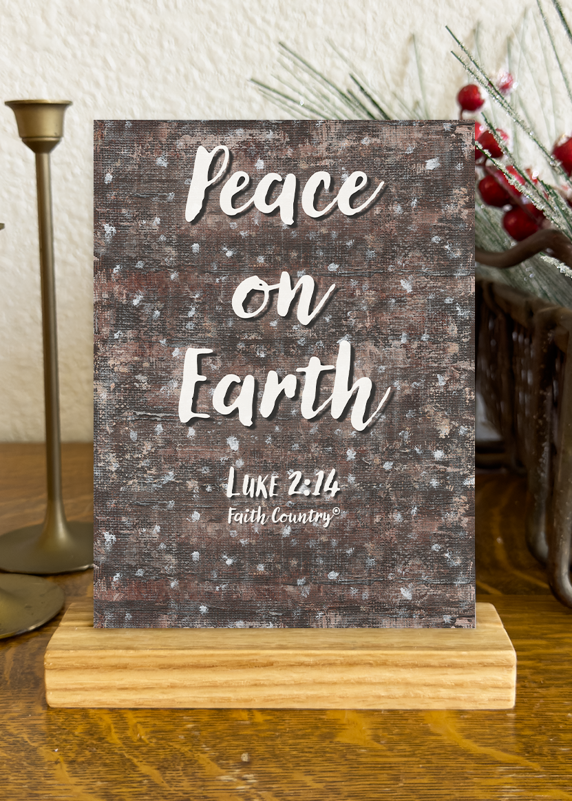 "Holy Night" Christmas Scripture Cards Set | Christian Holiday Bible Verse Art Prints | Farmhouse Christmas Decor | 5x7 Card Collection