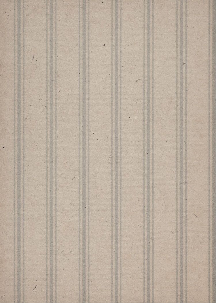 Homestead Linen Stripe Personalized Art Card