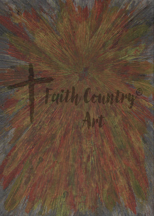 Rustic Red Yellow Abstract Digital Background, Vintage Texture Printable Paper, Fall Craft Download, Farmhouse Wall Art Backdrop