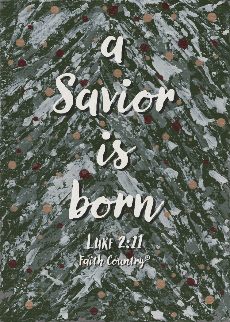 "Holy Night" Christian Christmas Printable Art Bundle | Bible Verse Digital Wall Art | Holiday Scripture Decor