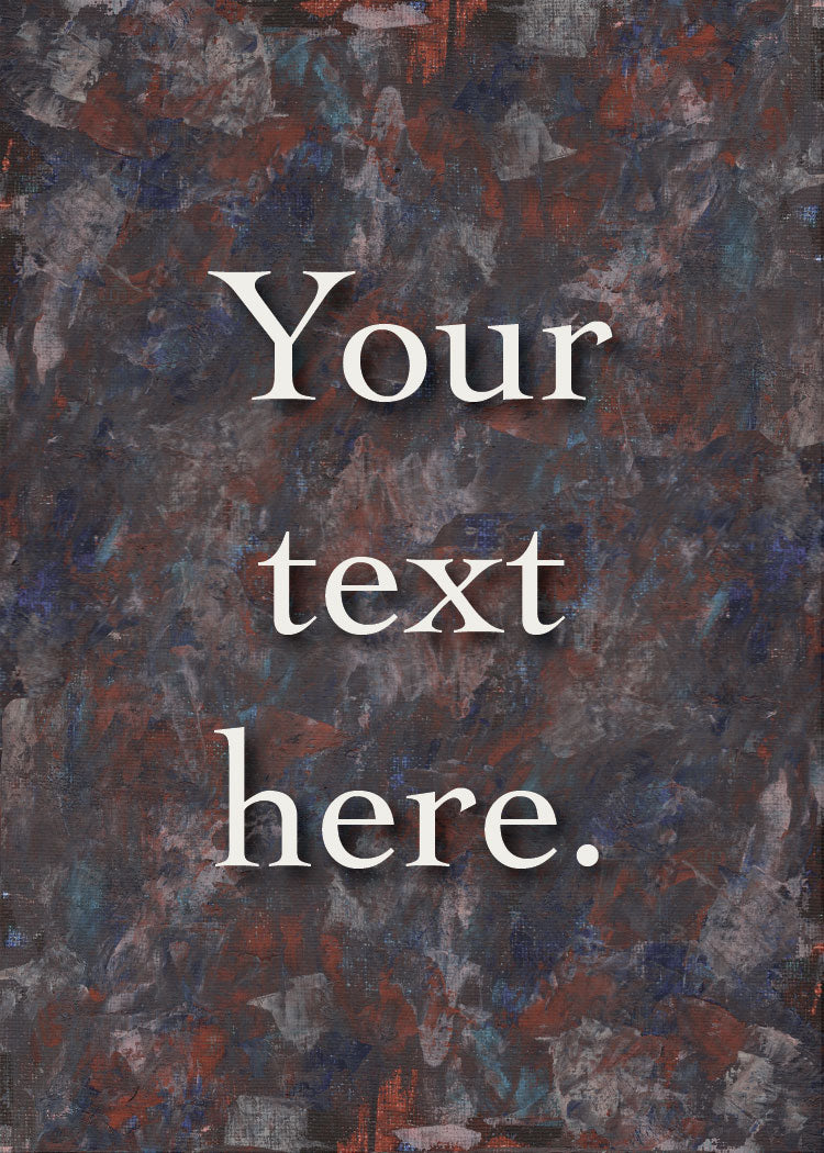 Vintage Tapestry Personalized Art Card